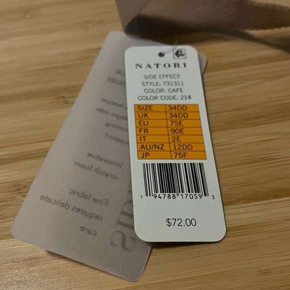 Natori Side Effect Contour Underwire Bra NWT Size 34DD - Picture 5 of 6